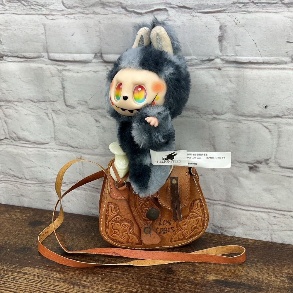 Vintage Leather Western Saddle Small Purse Coin Purse Crossbody